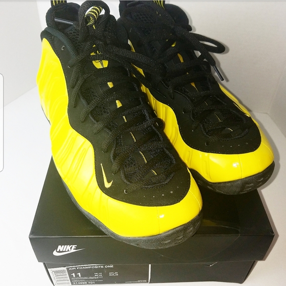 Nike Air Foamposites One-Wu-Tang Optic Yellow - Picture 4 of 13